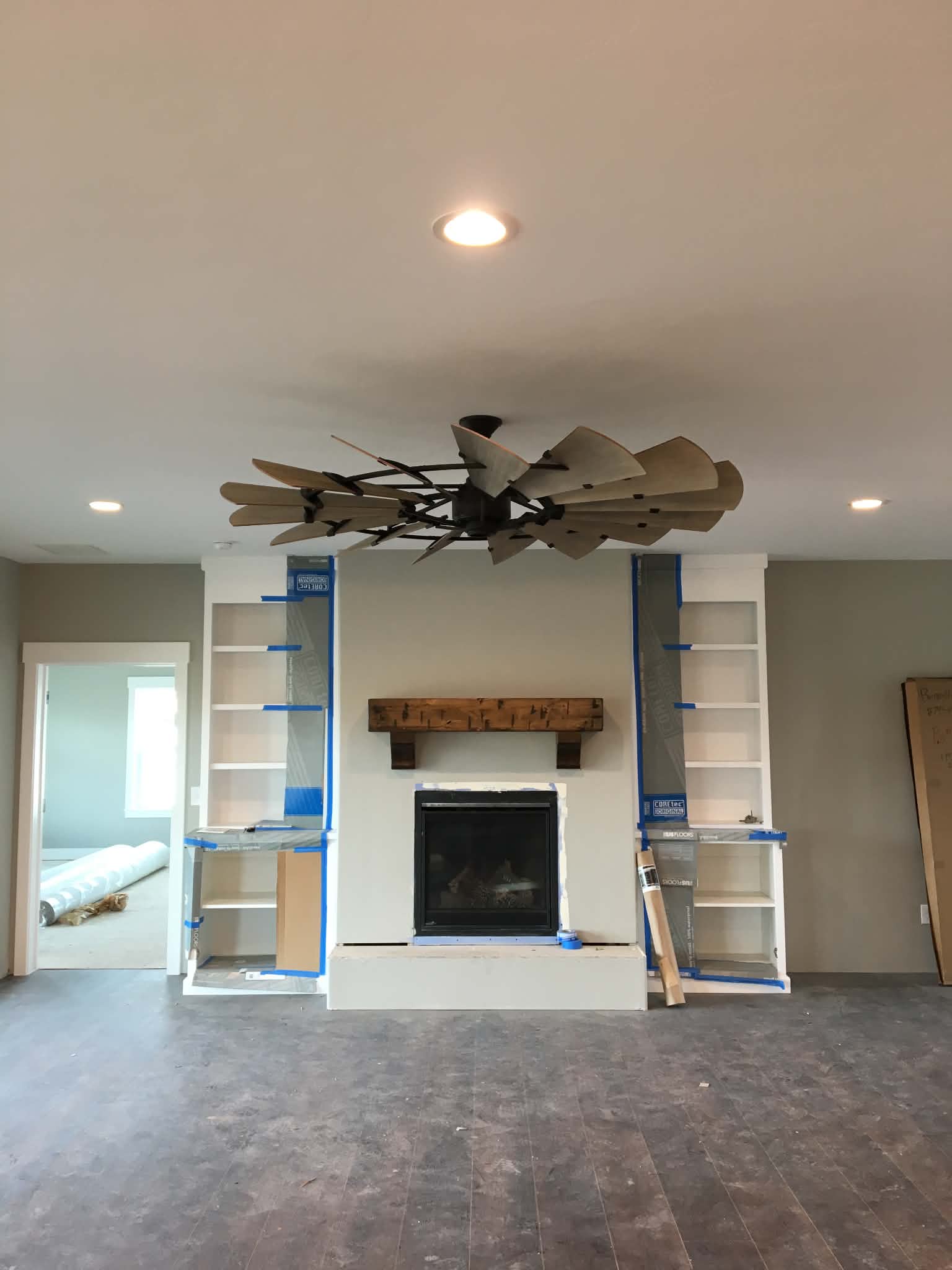Windmill fan in a new build